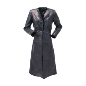 Leather Women Long Coat