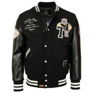 Top Gun baseball jacket black