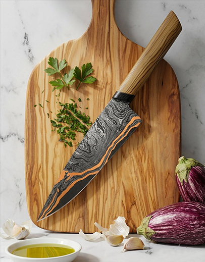 Damascus Kitchen Knife
