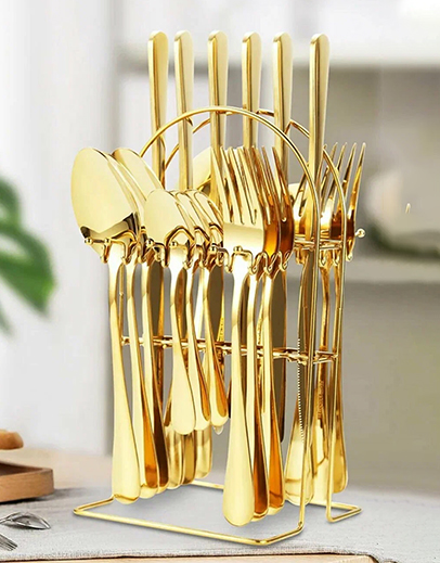 Gold Quoted Spoon Set