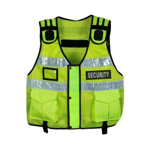 Tactical Security (Hi-Viz) Strips Vest